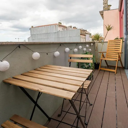 Cedofeita Sunshine Luxury Downtown Daire *